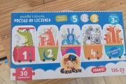 Puzzle czu czu pociąg do nauki liczenia