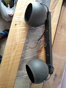 Lampa sufitowa  na dwie żarówki 