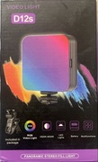 Przenośna Lampa do Selfie i Vlogów RGB D12s – Zestaw z klipsem