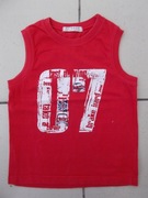 GEORGE BLUZKA CZERWONA BOKSERKA SAMOCHODY 104-110 