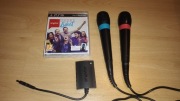2 Mikrofony Singstar Zestaw Karaoke Playstation Ps3 i gra