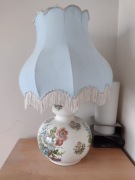 lampa z abażurem porcelana PRL