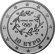 Srebrna moneta bulionowa Ateny 2004 - 1 oz uncja srebro