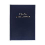 Okładka kanałowa Praca Dyplomowa AA do 40 i A 40-90 str.granatowa