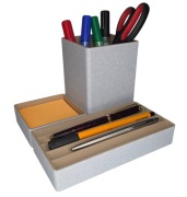 Organizer biurkowy modułowy magnetyczny - zestaw STANDARD | kolor marmurek