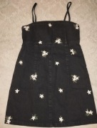 Jeansowa sukienka mini.