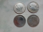 Głowa kobiety 2zł z 1933r. i 1934r. 