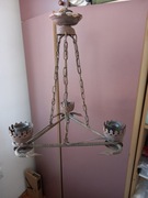 Retro żyrandol 3 x E27 z czasów PRL-u