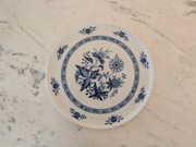 Bardzo duża biała patera/taca, kobalt, 35 cm, drezdeńska porcelana KAISER