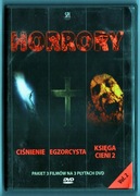 3 DVD Horrory  Egzorcysta Początek - Ciśnienie - Blair Witch 2 Księga Cieni