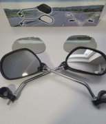 LUSTERKA ZE ZWIERCIADŁEM SZEROKĄTNYM DO ROWERU MIEJSKIEGO/TRECKINGOWEGO 