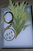 Imienny brelok do kluczy z żywicy,oraz ozdoby choinkowe. Zapraszam
