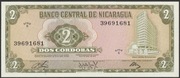 Nikaragua 2 cordobas 1972 - stan bankowy UNC