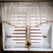 Romantyczna firanka do kuchni