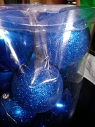 Duże bombki niebieskie