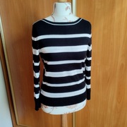 Sweterek - bluzka z dzianiny w paski