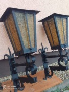 Kinkiet Lampy elewacyjne retro odnowione Kowalska praca