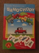Puzzle magnetyczne Samochody
