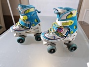 Wrotki Polly Pocket Rozmiar 30-33 z Regulacją Rozmiaru