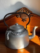 Ozdobny czajnik aluminiowy retro ręczna dekoracja