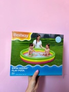 bestway kolorowy, dmuchany basenik ok 152 x 30 cm dla dzieci marki Bestway