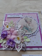 Kartki 3d ręcznie robione w pudełku na 18 urodziny