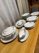 Zastawa stołowa obiadowa porcelana Wałbrzych