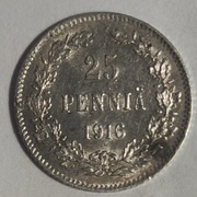 25 pennia 1916 Car Mikołaj II (1895-1917)  Nr 114