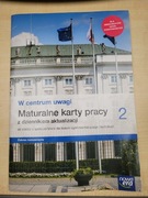 "W centrum uwagi" maturalne karty pracy do WOS-u dla klasy 2 liceum