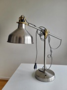 Ikea Ranarp lampa biurkowa stołowa biała miedziany