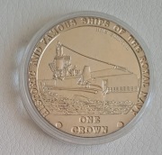 Wielka Brytania 1 korona seria Historyczne i słynne okręty HMS Sceptre
