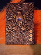 Notes, notatnik A5,  Ptak. Tłoczona okladka