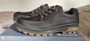Ecco Rugged Track brązowe czekoladowe skórzane wodoodporne buty 44