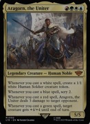 Aragorn Uniter,Magic the Gathering MtG,mythic rare