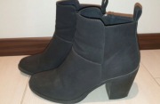 buty H&M botki 39 obcas czarne wygodne