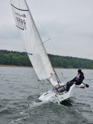 Łódź żaglowa TOPPER OMEGA 4,7 m + wózek slipowy