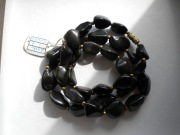 Agaty stare korale naszyjnik z metką 