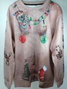 Bluza świąteczna 3D XL ugly christmas sweater renifer śmieszna nadruk 