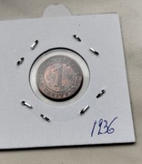 Niemcy 1 Pfening 1936 r