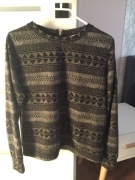 Sweter H&M we wzory rozm. S