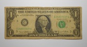 Stary banknot 1 Dolar 1969 Seria D