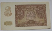 Banknot  100 zł    Polska 1940 r   E  0036700   stan 2+/2