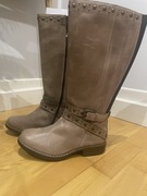 Kozaki skóra naturalna sheego 39 szeroka cholewka