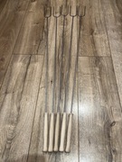 Widelce ogniskowe kije do pieczenia na ognisku zestaw 5 szt