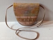 Torebka skórzana, skóra naturalna 