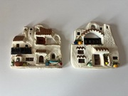 Ceramiczne domki - zawieszki