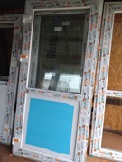 Drzwi zewnętrzne nowe Pcv 210*100 z klamką białe 