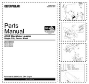 Caterpillar 416E Backhoe Loader Parts Manual Katalog części schematy budowy