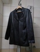 płaszcz kurtka L płaszczyk leather elegancki damski damska Burgos station s