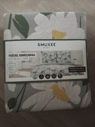 Pościel bawełna 100% SMUKEE 220x200cm+2x70/80cm komplet pościeli w kwiaty 